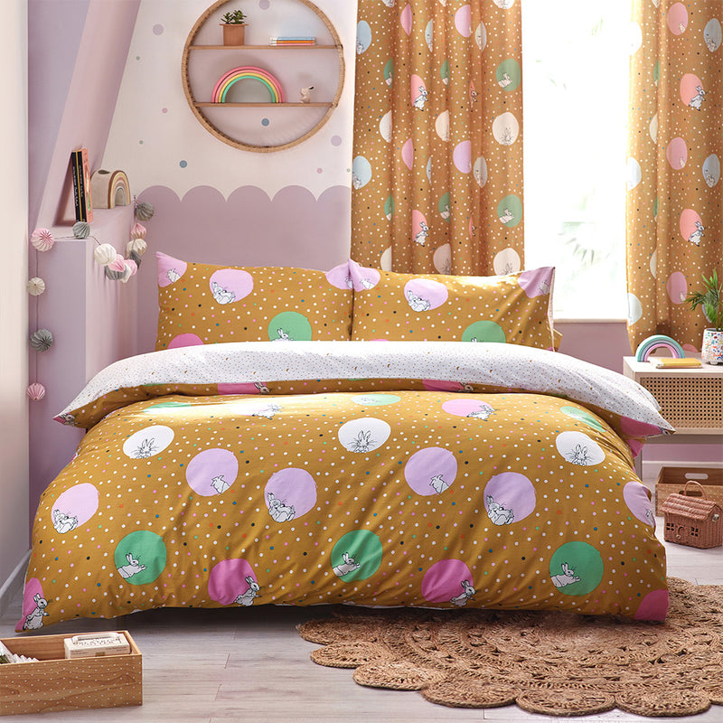 Peter Rabbit™ Dotty Peter Rabbit™ Duvet Cover Set in Ochre