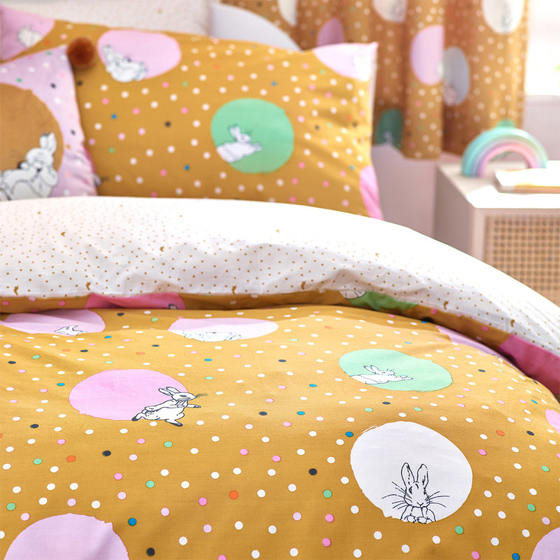 Peter Rabbit™ Dotty Peter Rabbit™ Duvet Cover Set in Ochre