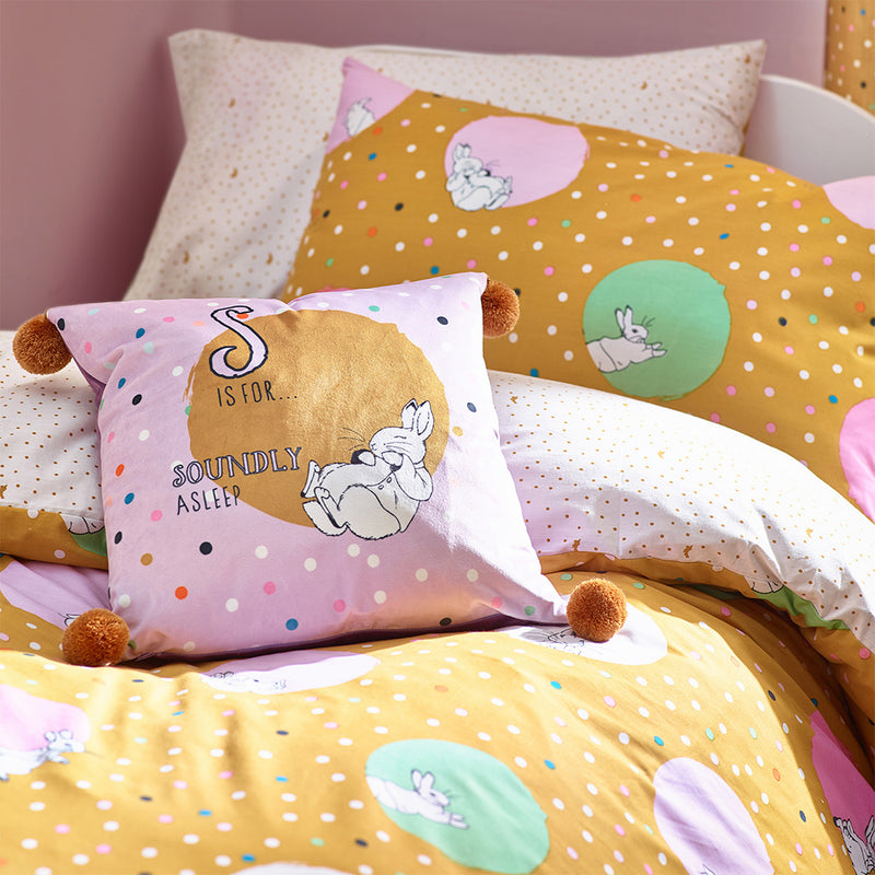 Peter Rabbit™ Dotty Peter Rabbit™ Duvet Cover Set in Ochre