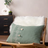 furn. Pritta Tasselled Cushion Cover in Eucalyptus