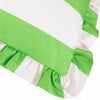  Cushions - Palm Royale Stripe Ruffle Outdoor Cushion Cover Green furn.