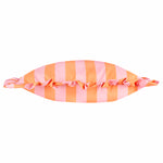  Cushions - Palm Royale Stripe Ruffle Printed Outdoor Cushion Cover Pink/Orange Furn
