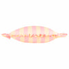  Cushions - Palm Royale Stripe Ruffle Printed Outdoor Cushion Cover Pink/Yellow Furn