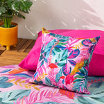 Jungle Pink Cushions - Psychedelic Jungle  Outdoor Cushion Cover Hot Pink furn.