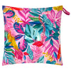 Jungle Pink Cushions - Psychedelic Jungle Large 70cm Outdoor Floor Cushion Cover Hot Pink furn.