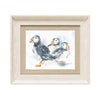 Voyage Maison Puffins Framed Print in Birch