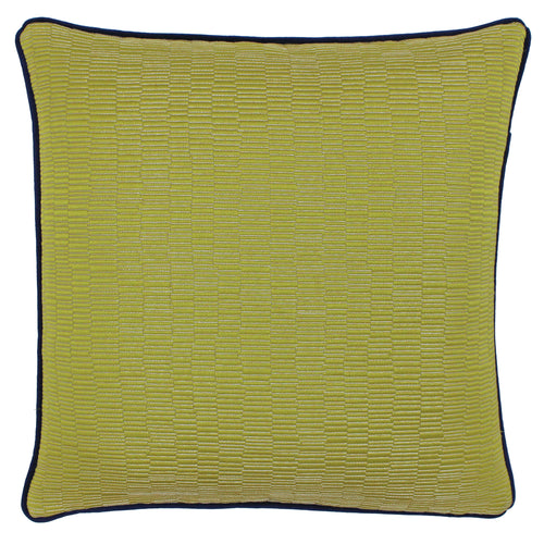 Paoletti Putney Jacquard Cushion Cover in Citrine/Navy