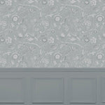 Voyage Maison Puturi 1.4m Wide Width Wallpaper in Silver