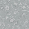 Voyage Maison Puturi 1.4m Wide Width Wallpaper in Silver