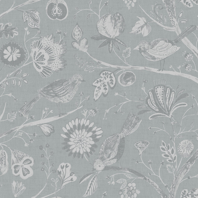 Puturi Wallpaper Sample Silver