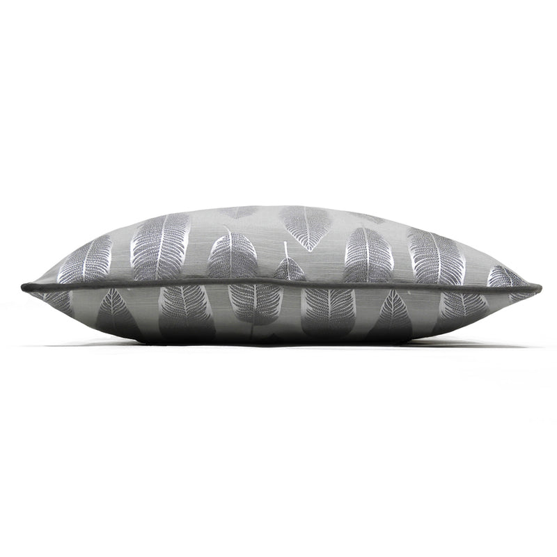 Prestigious Textiles Quill Cushion Cover in Silver