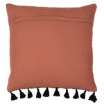 furn. Radiance Tufted Boho Cushion Cover in Brick