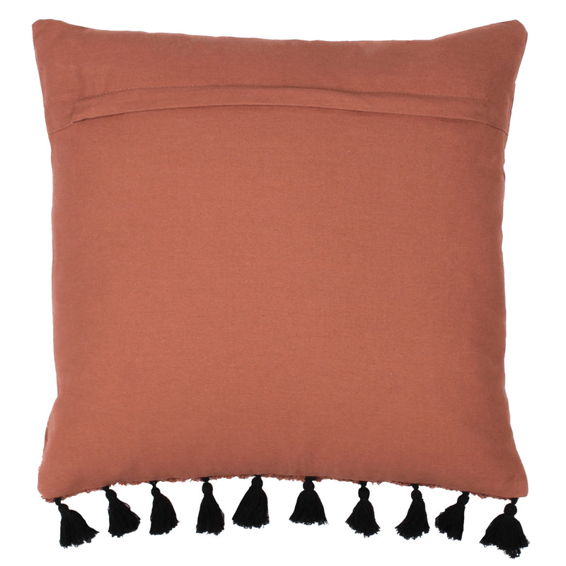 furn. Radiance Tufted Boho Cushion Cover in Brick