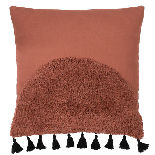 furn. Radiance Tufted Boho Cushion Cover in Brick