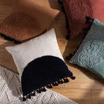 furn. Radiance Tufted Boho Cushion Cover in Brick