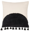 furn. Radiance Tufted Boho Cushion Cover in Natural/Black