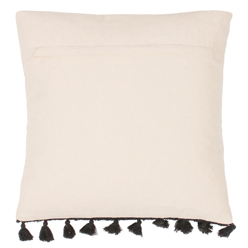 furn. Radiance Tufted Boho Cushion Cover in Natural/Black