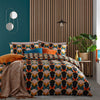 furn. Raeya Art Deco Duvet Cover Set in Multicolour