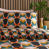 furn. Raeya Art Deco Duvet Cover Set in Multicolour