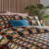 furn. Raeya Art Deco Duvet Cover Set in Multicolour