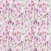 Voyage Maison Raindrops Printed Cotton Fabric in Raspberry