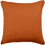 Abstract Orange Cushions - Rainfall Embroidered Cushion Cover Cinnamon Additions