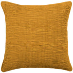 Abstract Gold Cushions - Rainfall Embroidered Cushion Cover Marigold Additions