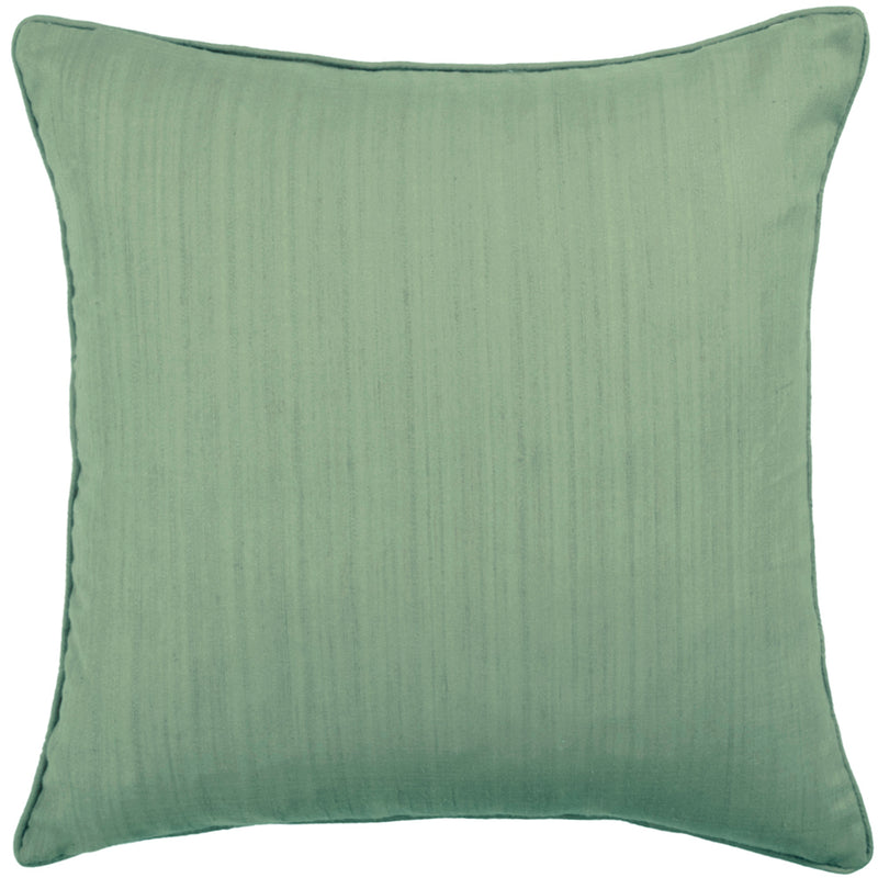 Abstract Green Cushions - Rainfall Embroidered Cushion Cover Mint Additions