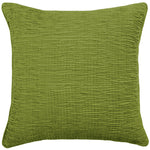 Abstract Green Cushions - Rainfall Embroidered Cushion Cover Olive Additions