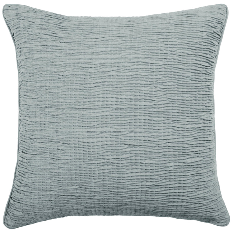 Abstract Grey Cushions - Rainfall Embroidered Cushion Cover Steel Additions