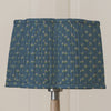 Floral Blue Lighting - Raja Pleated Scalloped Lamp Shade Denim Voyage Maison