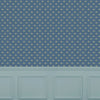 Floral Blue Wallpaper - Raja  1.4m Wide Width Wallpaper (By The Metre) Denim Voyage Maison