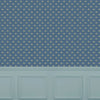 Floral Blue Wallpaper - Raja  1.4m Wide Width Wallpaper (By The Metre) Denim Voyage Maison