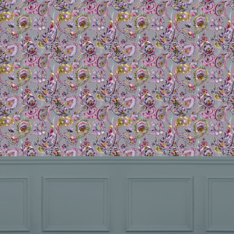 Voyage Maison Raja 1.4m Wide Width Wallpaper in Lotus