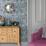 Voyage Maison Raja 1.4m Wide Width Wallpaper in Peacock