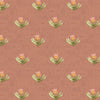 Floral Orange Wallpaper - Raja  1.4m Wide Width Wallpaper (By The Metre) Terracotta Voyage Maison