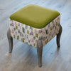 Additions Ralf Square Footstool in Arwen Meadow