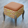 Additions Ralf Square Footstool in Savannah Amber