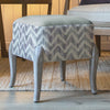 Additions Ralf Square Footstool in Savannah Violet