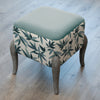 Additions Ralf Square Footstool in Silverwood River