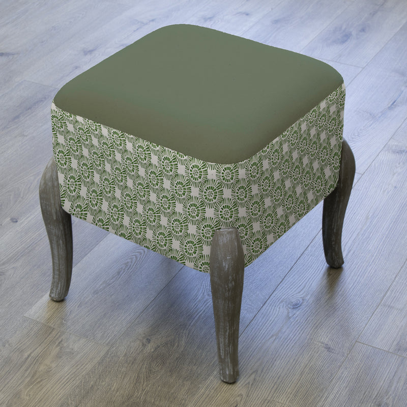 Abstract Green Furniture - Ralf  Footstool Sage Voyage Maison