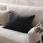 Not Applicable Black Cushions - Ramas Jacquard Cushion Cover Black Yard