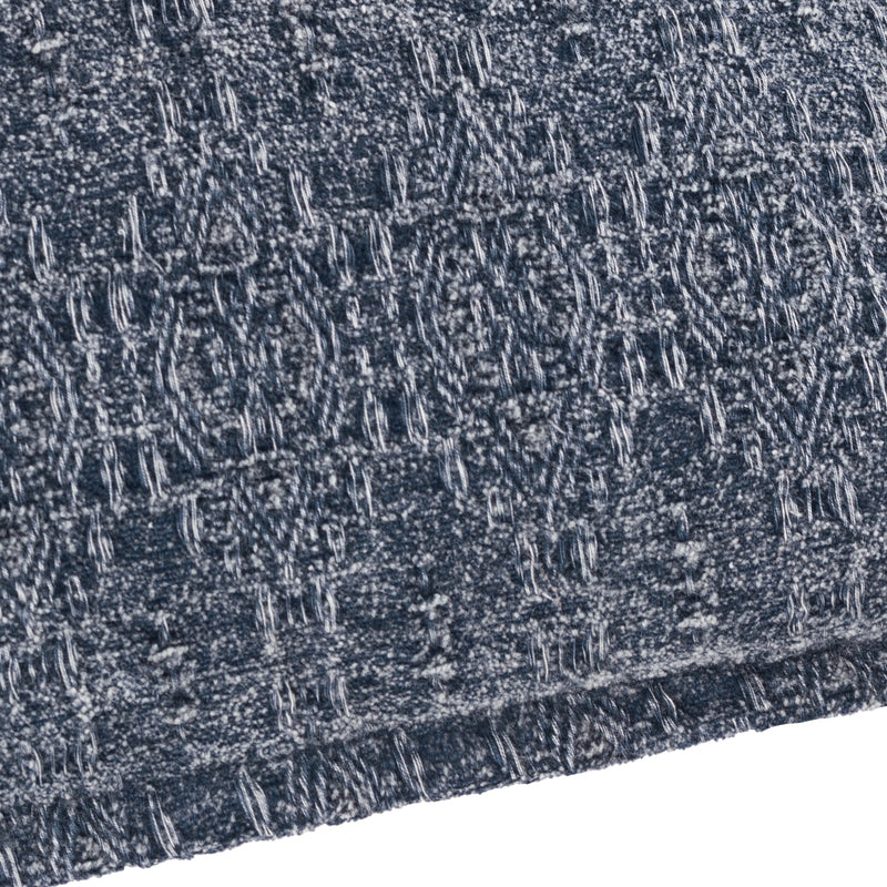 Not Applicable Blue Cushions - Ramas Jacquard Cushion Cover Indigo Yard