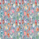 Voyage Maison Rangi Printed Cotton Fabric in Robins Egg