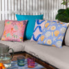  Pink Cushions - Reef Printed Outdoor Cushion Cover Pink furn.