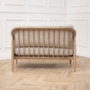 Plain Beige Furniture - Remi 2-Seater Rattan Chair Linen Voyage Maison
