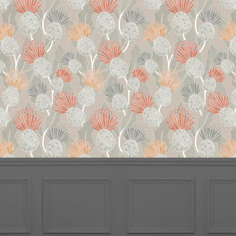 Voyage Maison Reyne 1.4m Wide Width Wallpaper in Sandstone