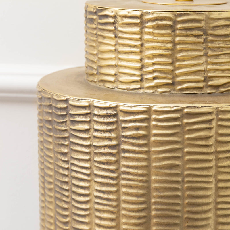 Geometric Gold Lighting - Rhiamon  Lamp Base Gold Voyage Maison