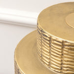 Geometric Gold Lighting - Rhiamon  Lamp Base Gold Voyage Maison