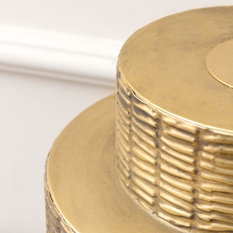 Geometric Gold Lighting - Rhiamon  Lamp Base Gold Voyage Maison